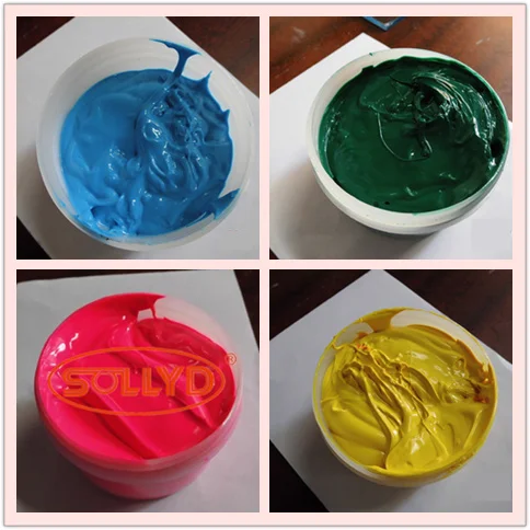 用于纺织丝网印刷的各种硅胶颜料丝网印刷油墨