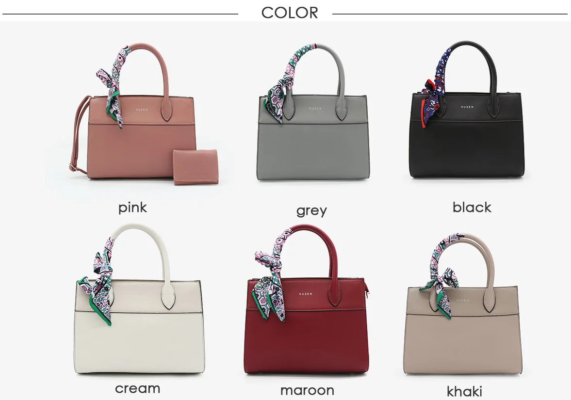 Susen Guangzhou Manufacturer Famous Brand Elegant Lady Handbag - Buy ...