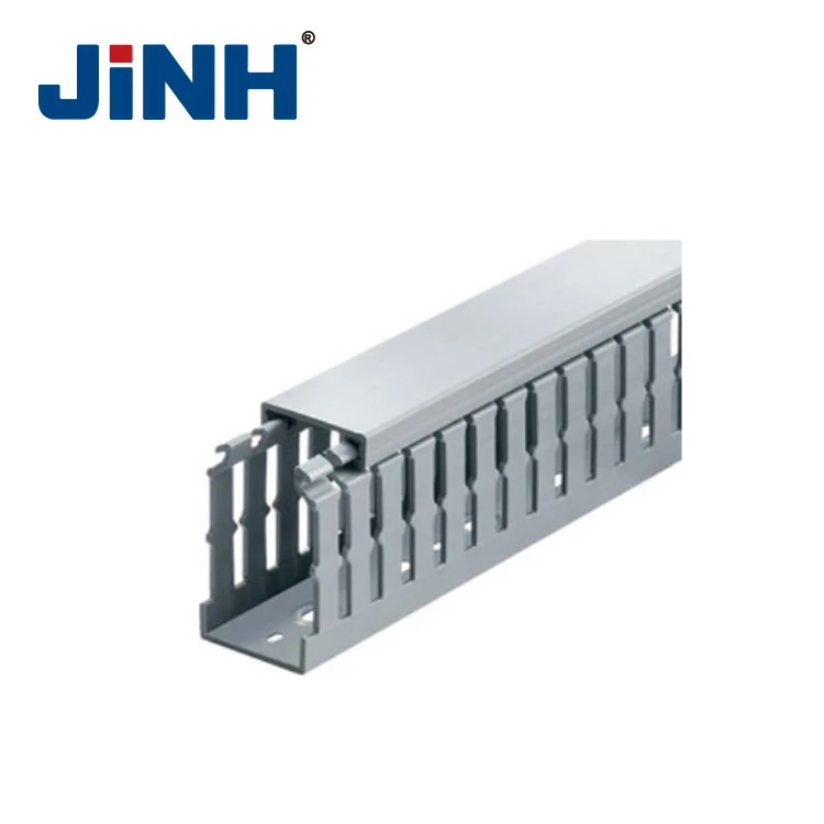 Jinh Pvc 배선 덕트 Pvc 케이블 커버 트렁킹 플라스틱 유연한 배선 덕트 회색 배선 덕트 - Buy Pvc 유연한 배선 ...