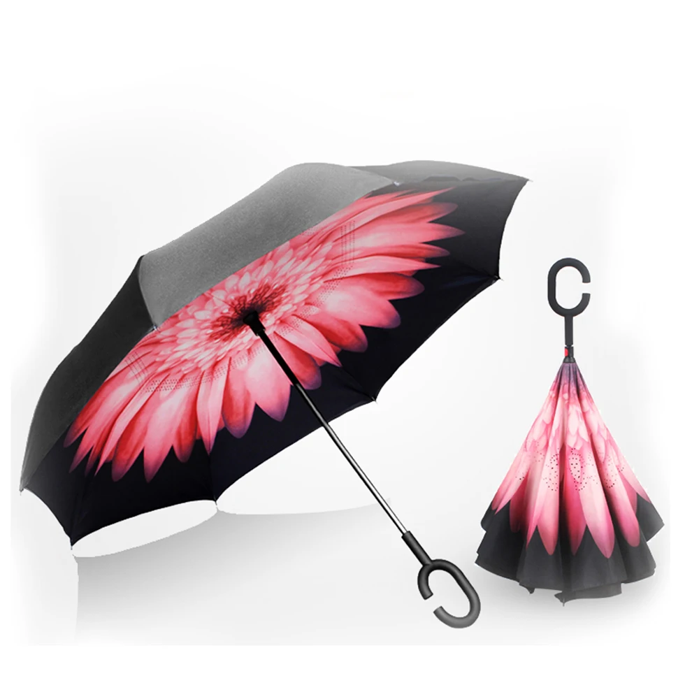 

Factory Price Inverted Umbrella Double Layer Reverse Umbrella