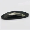 Specialized synthetic large black glass stone