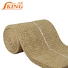 Chinese manufacturer 100mm rock wool roll blanket with stainless-steel net price