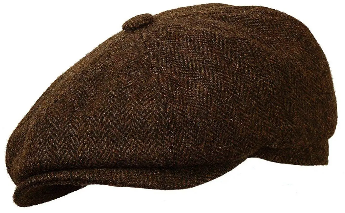 aberford tweed driving cap