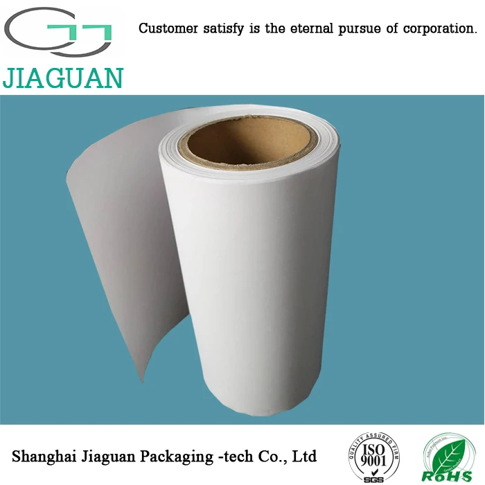  White silicone coated glassine paper in roll