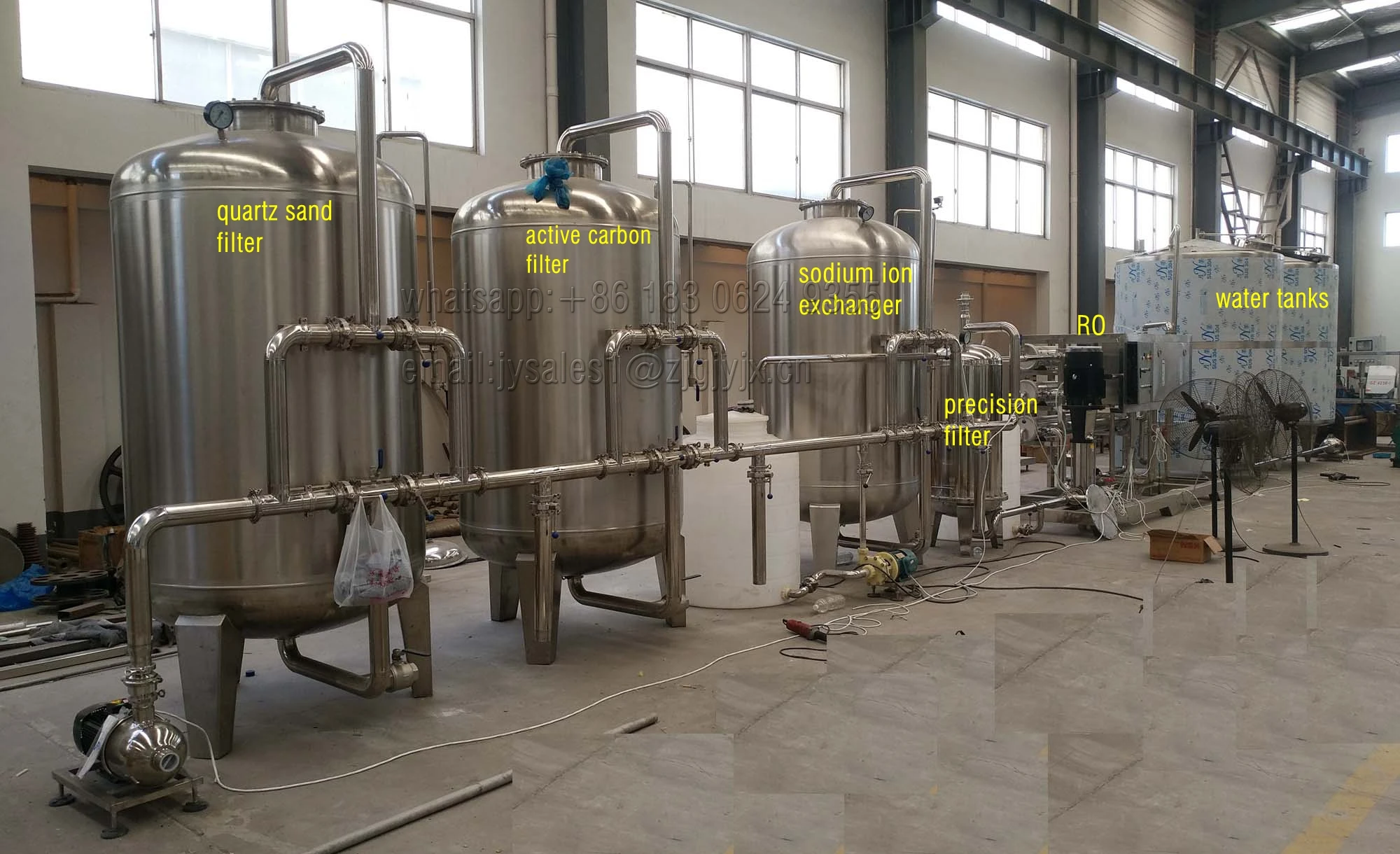 Bottled Water Machine,Full Set Complete Plastic Small Bottled Drinking Pure Water Production