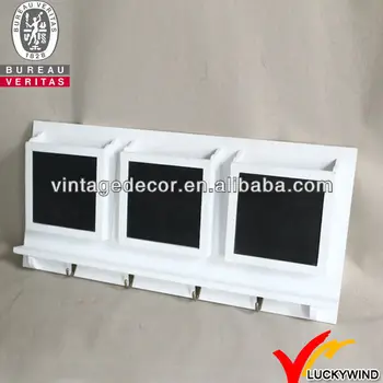 Shabby Chic Bianco Parete Di Legno Lettera Organizzatore Con Shabby Chic Bianco Parete Di Legno Mensola Con Gancio Buy