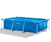 Intex 28272 Metal Frame Small Family Rectangular Swimming Pool