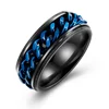 Personality Trendy Best Sale Stainless Steel Wholesale Glow In Dark Link Ring