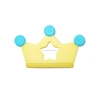 Crown Shaped Soft Silicone Baby Teether/ Food Grade Silicone crown Shaped Baby Teether