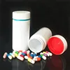 Pharmacy healthy 100ml 150ml 180ml 200ml white cylindrical chewable vitamins supplement bottles capsule pill plastic HDPE bottle