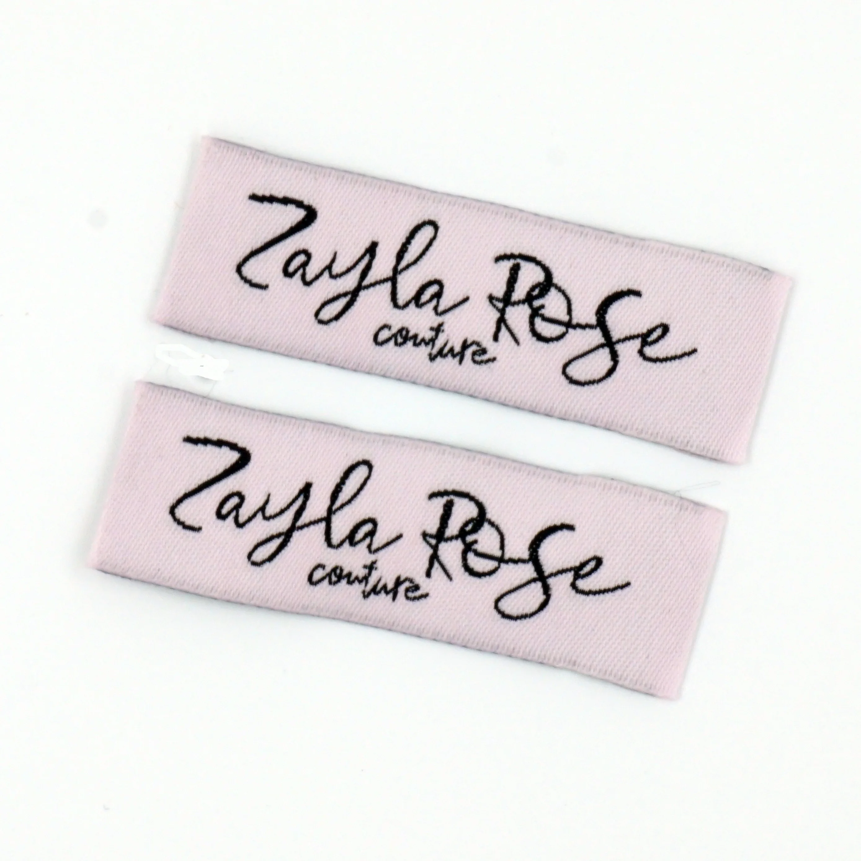 

standard collar label end fold comfortable woven label, Customized