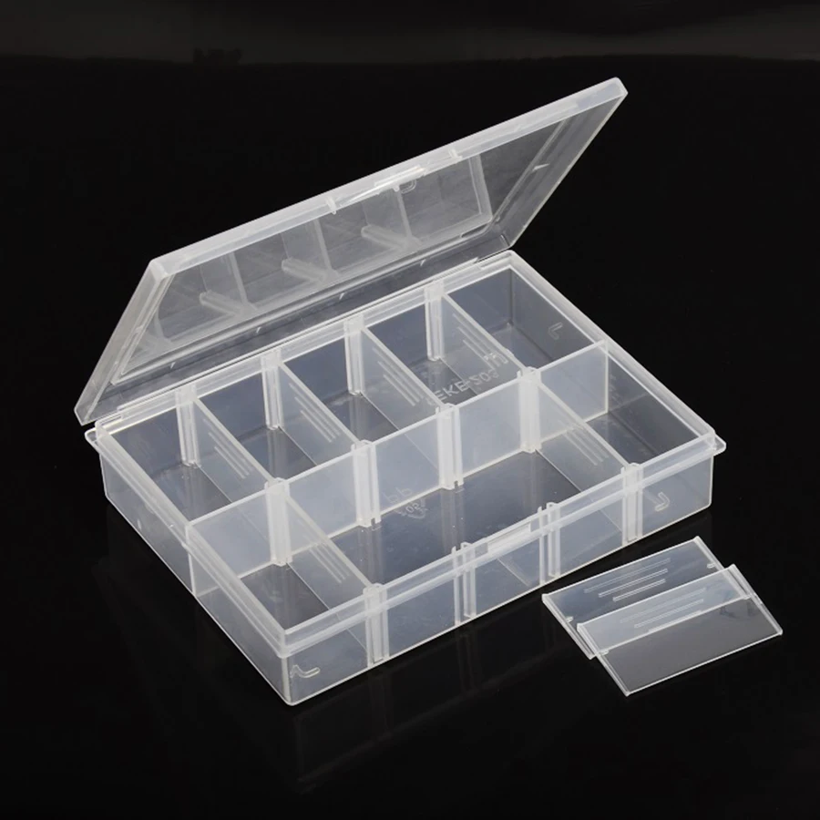 clear fishing tackle box