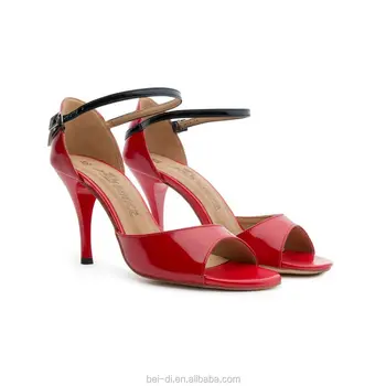 Red Argentine Tango Shoes South America 