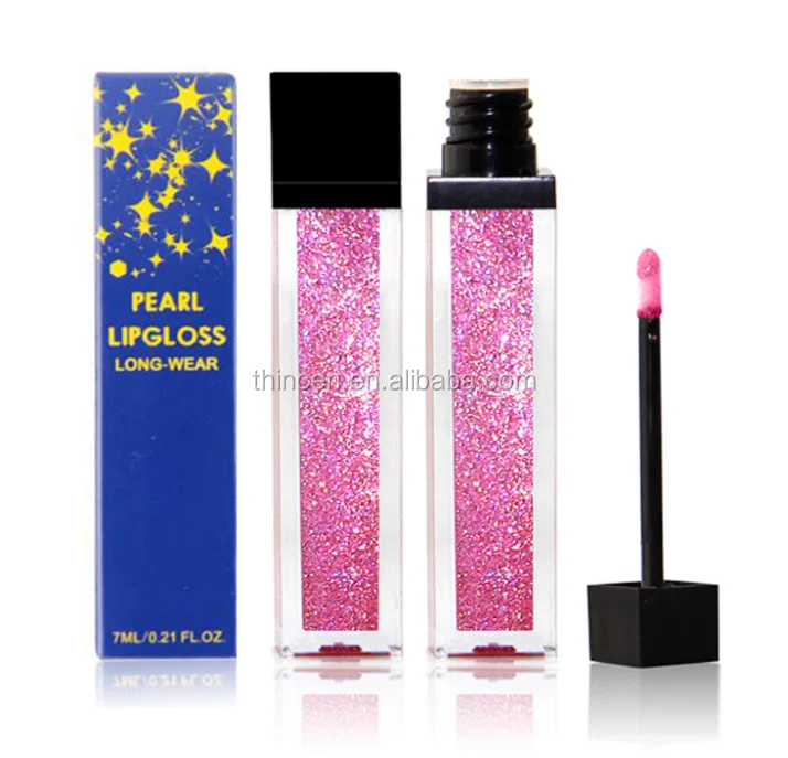 Long Lasting Glitter Liquid Lipstick Custom Your Own Brand Makeup Vegan
