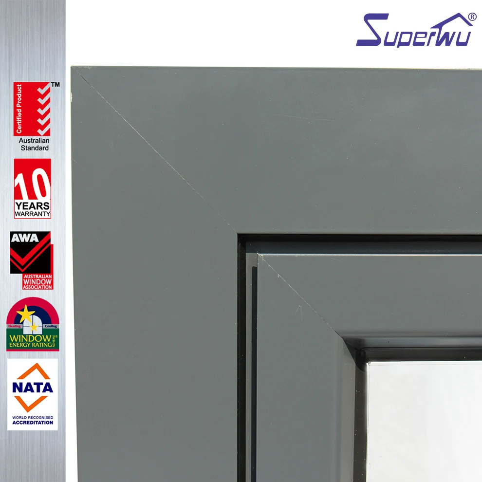 Special performance aluminum wood composite glazed tilt and turn window for high grade passive house