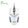 Dragon War logo high quality accurate Lol silent LED light e sports corded gaming mouse with mousepad