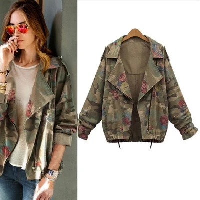 army print denim jacket