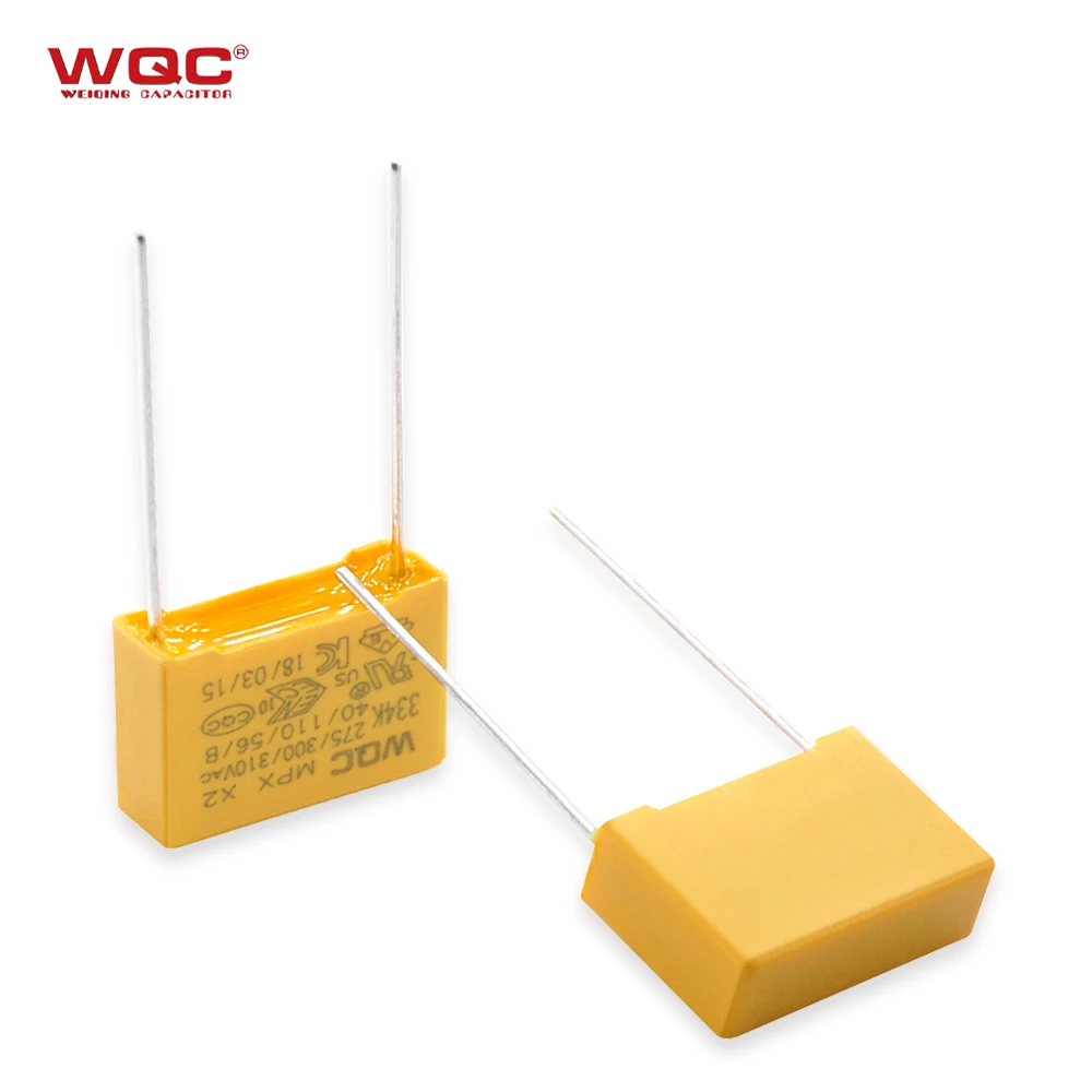 X2 Safety Polypropylene Polyester Film Capacitors 0.33uf K X2 275v Ac Mkp 334k Mpx 310vac 330nf