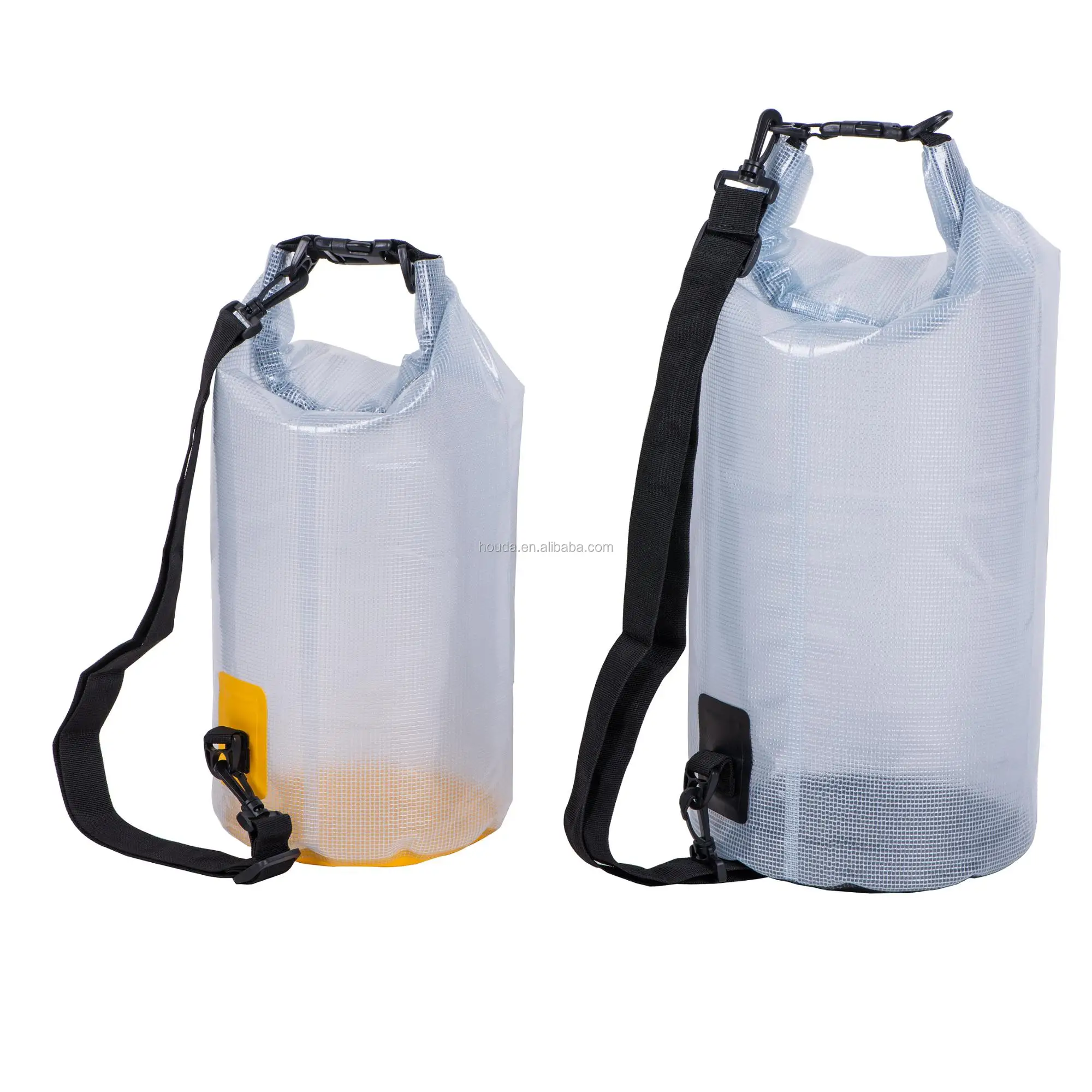 

super light Waterproof fabric coated PVC tarpaulin dry bag transparent