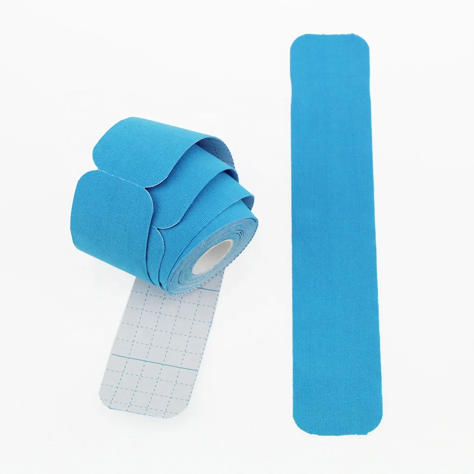 
5% spandex high density 5cm*5m flexo stretchable sticky pre cut kinesiology tape 