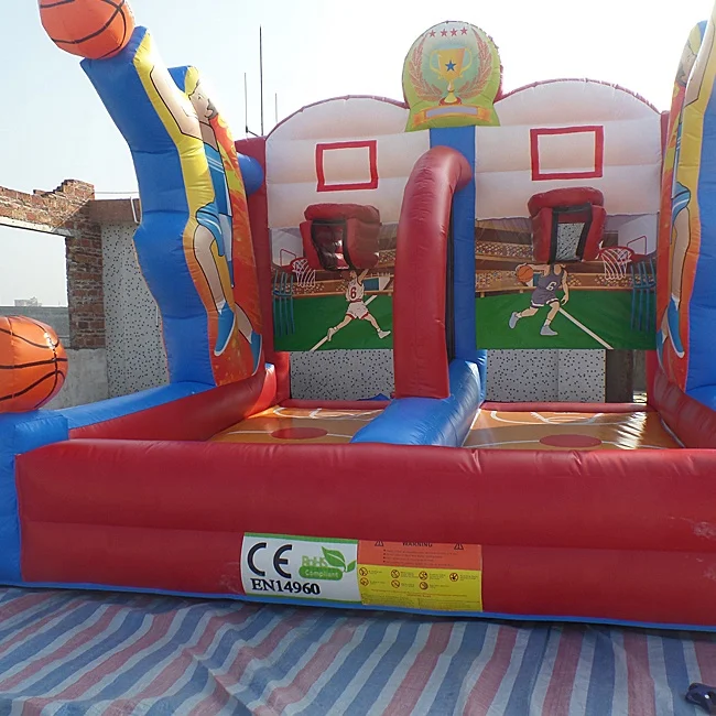 High Quality Carnival Basketball Game Inflatable Basketball Target