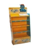 Custom retail store advertising cookie cardboard display/Supermarket Custom cookies display stand/biscuits display shelf
