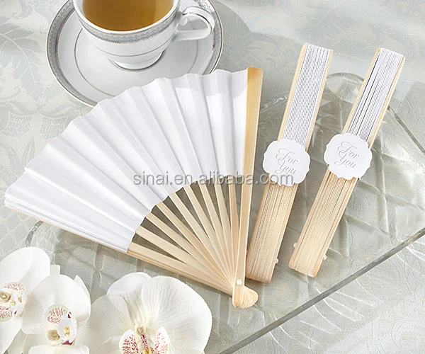 personalized paper fans for weddings