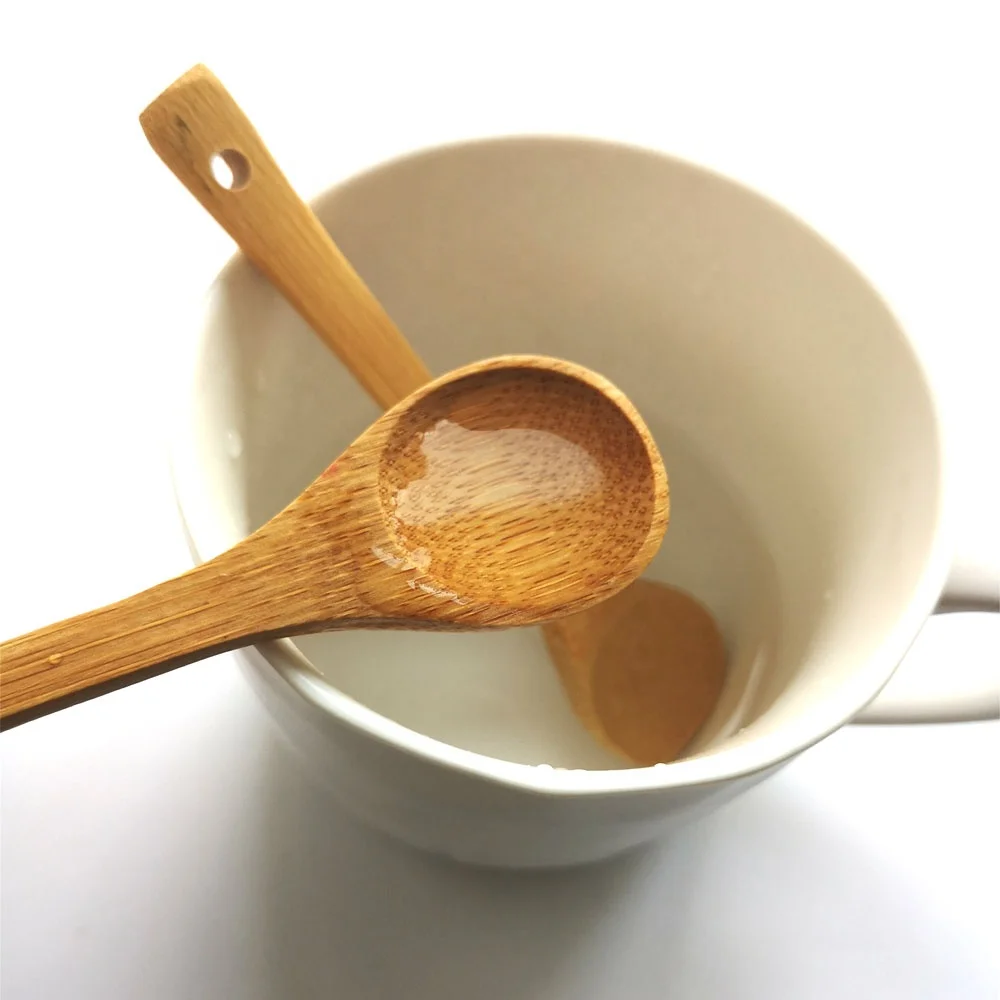 

New product ideas 2021 bamboo wooden coffee spoons Promotional Gifts