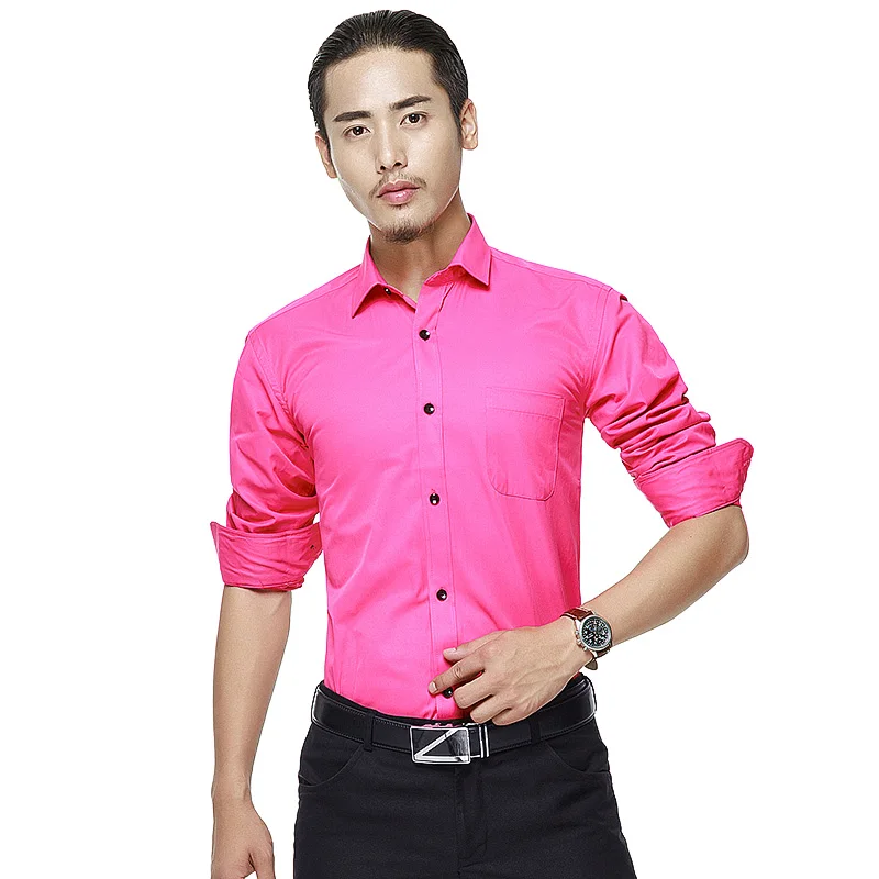 rose color shirt