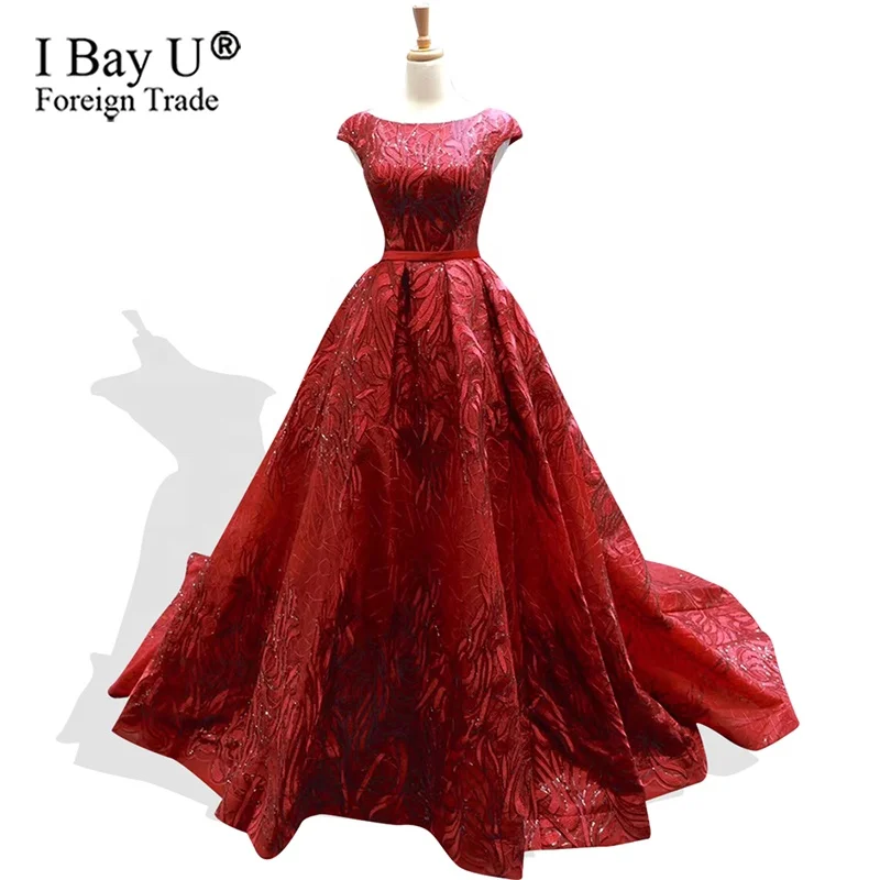 

Sexy Back Arabic Party Bridal Gowns Wedding Dress