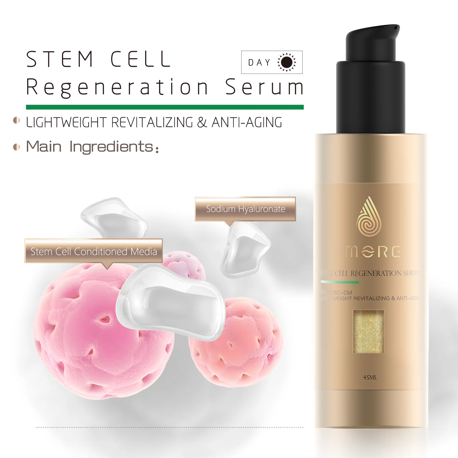 plant stem cell serum with peptides