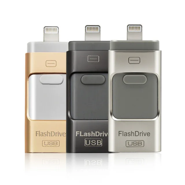 

iFlash Drive USB 2.0 3 in 1 OTG USB Flash Drive i USB with Micro USB Connector Memory Stick Dual Storage for Android & iOS 8pin