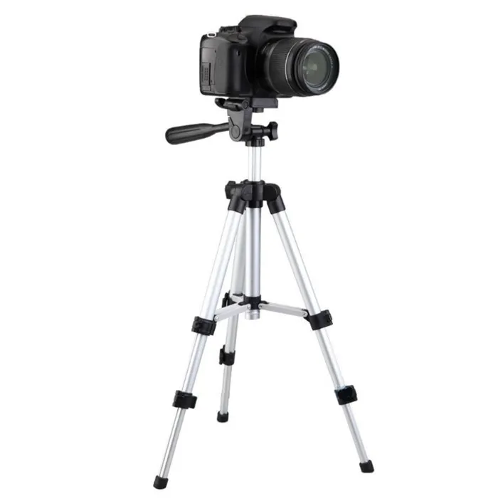 

1/4 screw interface video camera aluminum tripod stand with ball head