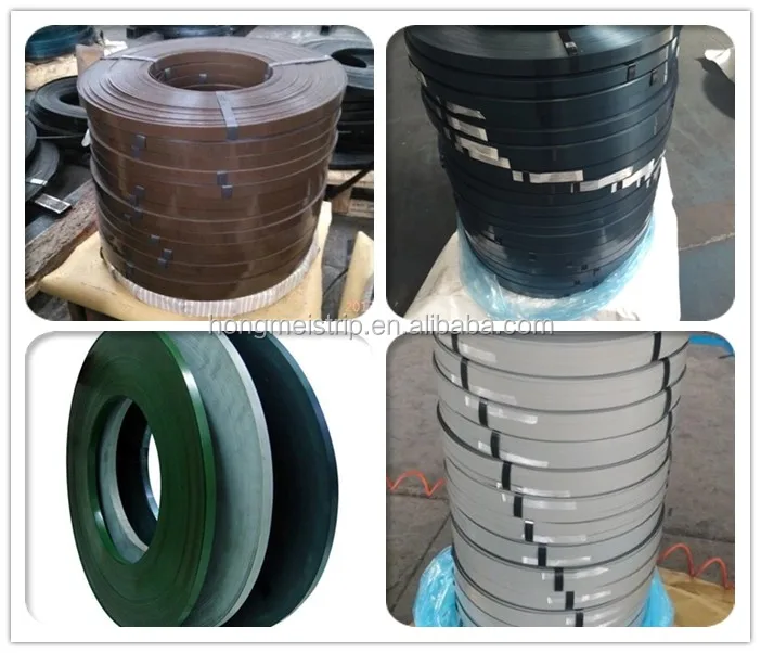 anti-rust oil blue tempered metal packing strap 65-80kg/mm2 steel tape