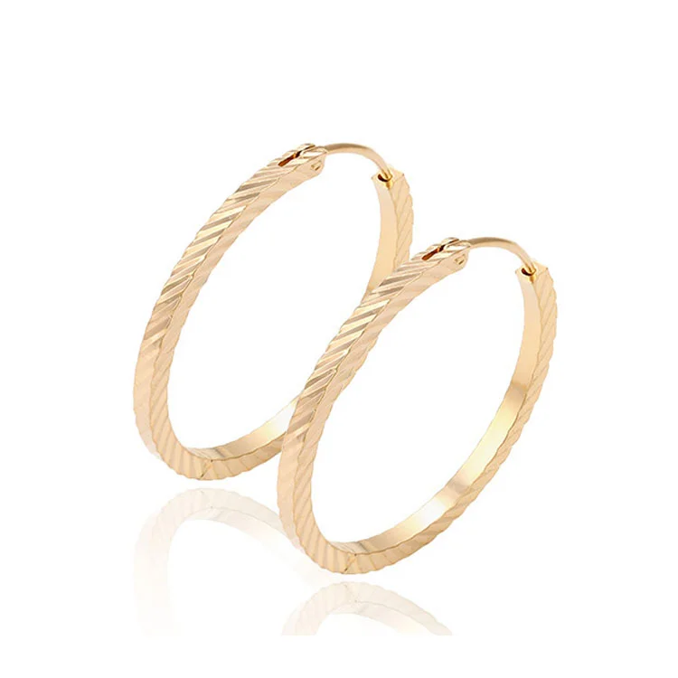 

C211205--29699 Xuping Fashion 18K gold Plated Jewelry Earrings Promotion Hoop earrings