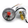 Shock resistant Electrical contact pressure gauge oil filled reliable quality