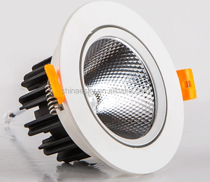 China Dimmable Cob Recessed IP44 Downlight, 15w 18w 20w Led Square Down light Housing, 30w cob Led Light Downlight