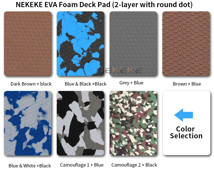 NEKEKE durable EVA foam deck grip pad synthetic teak decking flooring deck pad sheet