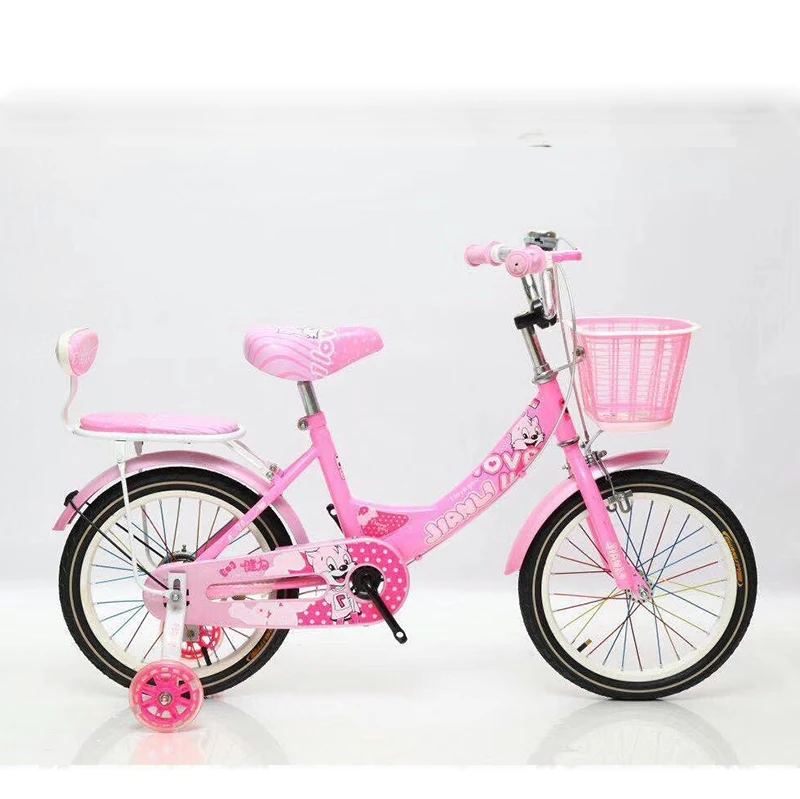 

children bicycle girl bike with doll seat