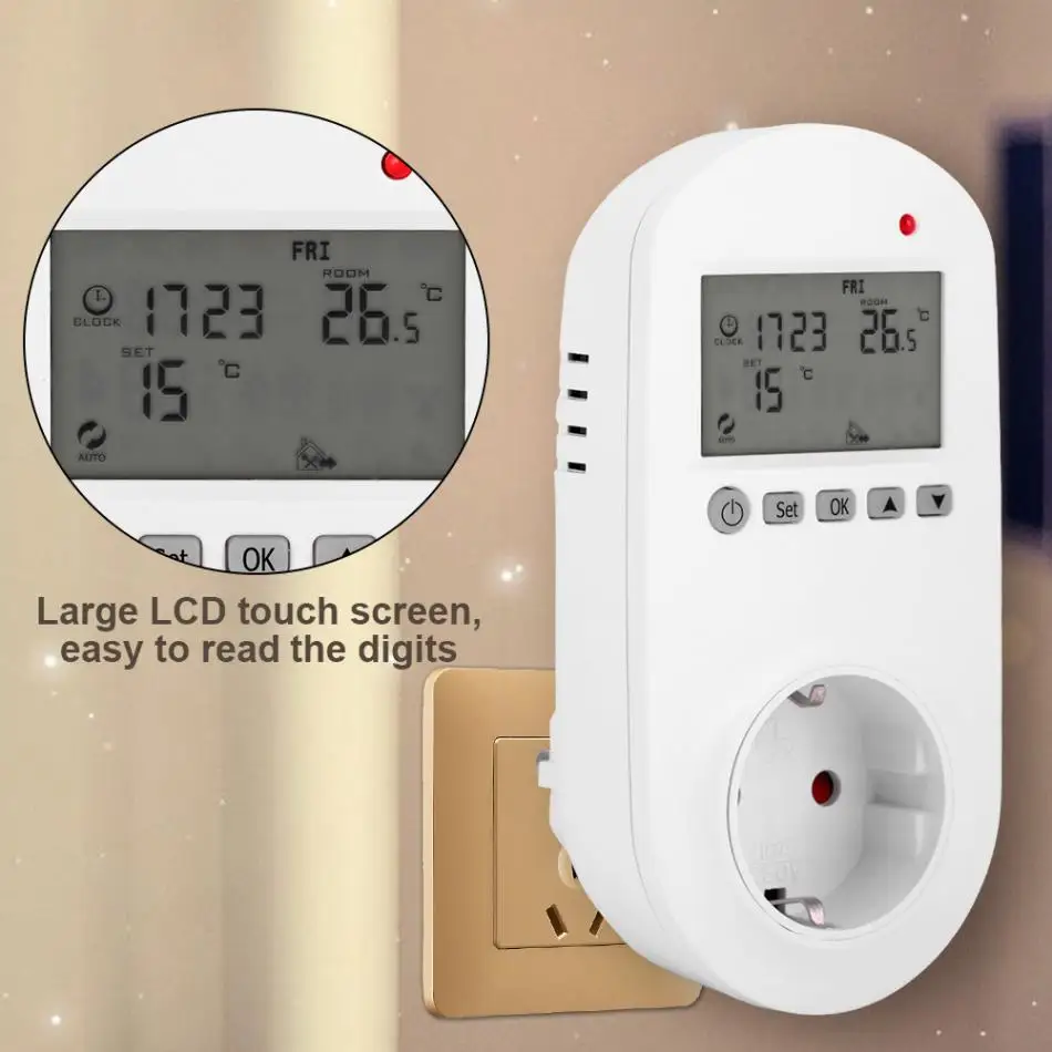 Indoor Socket Plug Temperature Controller Price Floor Heating