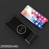 Phone Mini Power Bank 20000 Mah Module External Battery Qi Wireless Powerbank Portable Power Banks 20000Mah Mobile Charger