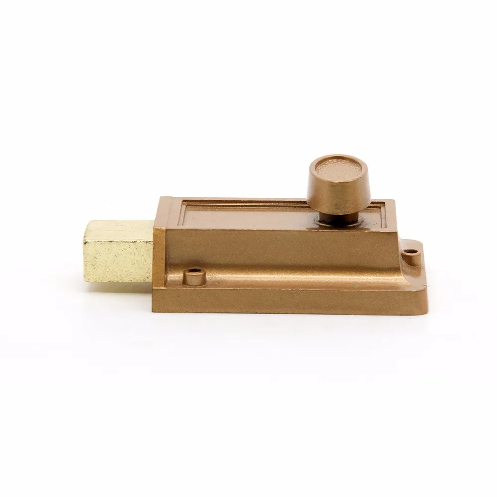 Heavy Duty Antipry Rim Square Latch Deadbolt Locking With Brass