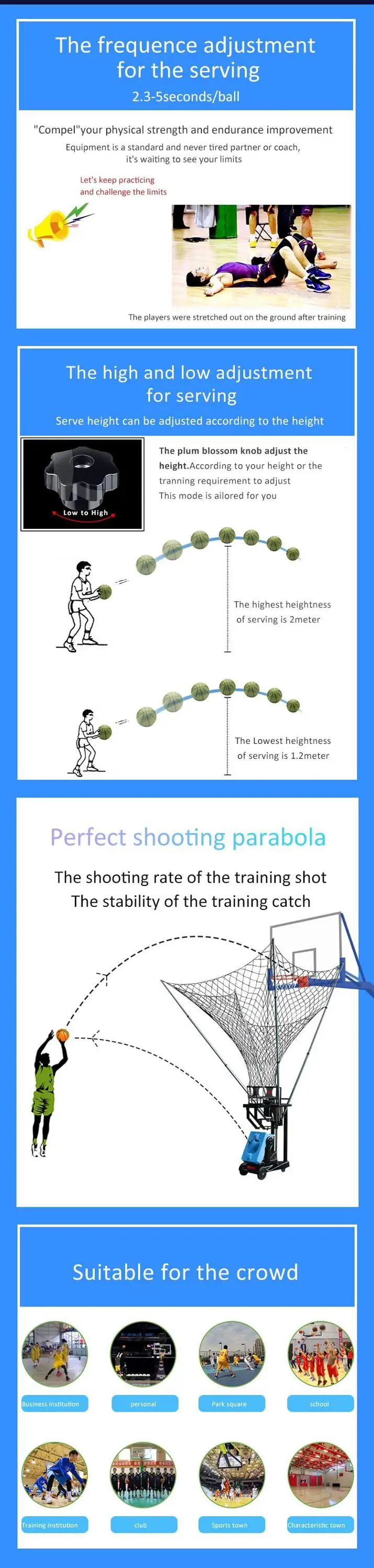 Intelligence Basketball Throwing Machine Basketball Launcher Buy