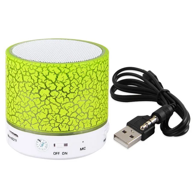 2017 LED Portable Mini Speakers Wireless Speaker With TF USB FM Radio - ANKUX.COM