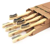 

2019 Amazon wholesale Customized cheap bamboo toothbrush new design tooth brush for hotels Promotional eco bamboo toothbrush