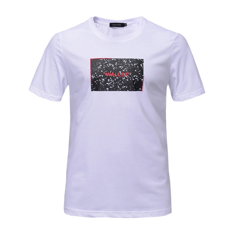 Wholesale clothing from china mens high quality 100 premium cotton screen printing t shirt free shipping man tshirt