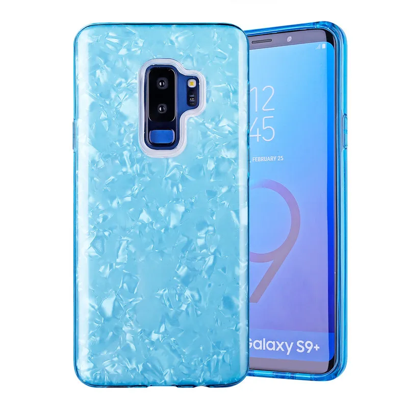 

For Samsung S9 Cell Phone Case 360 Degree Phone Case and Accessories Shell Pattern Phone Case, White;pink