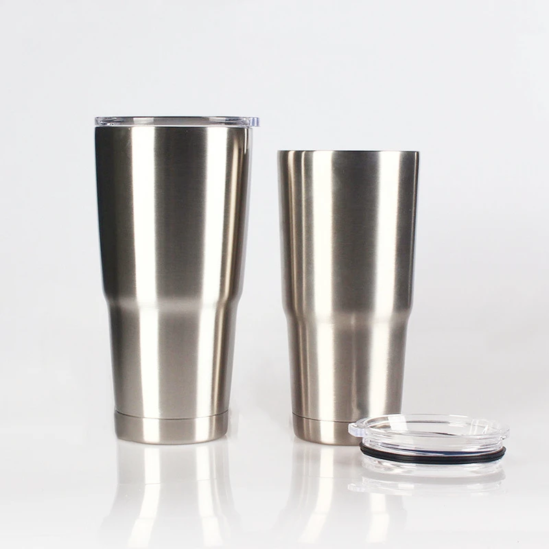 30oz large capacity water bottle keep cold beer mug stainless steel wall double tumbler with lid straw