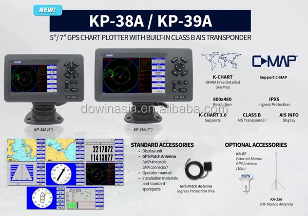 Ais Marine Equipment Gps Chart Plotter - Buy Gps Chart Plotter,Marine