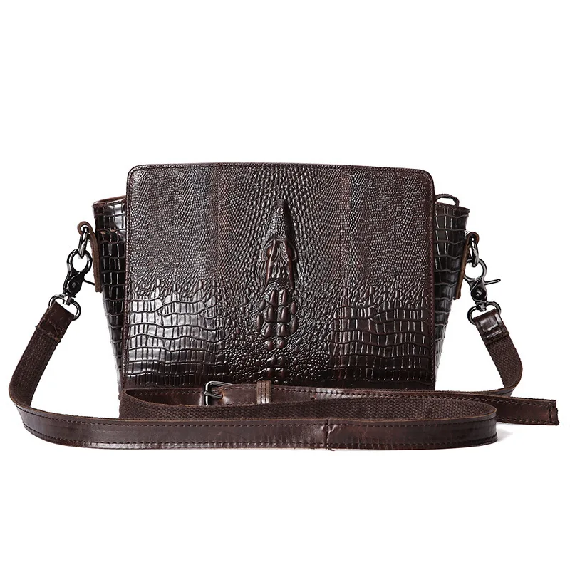 

2021 New Fashion Cowhide Crossbody Bag Vintage Crocodile Leather Handbag Cheap Handbags From China